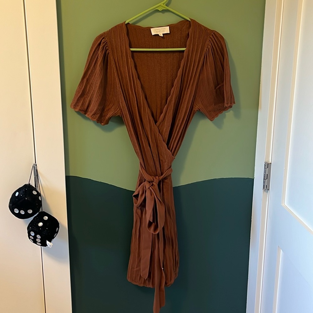 SEZANE - Knit Wrap Dress